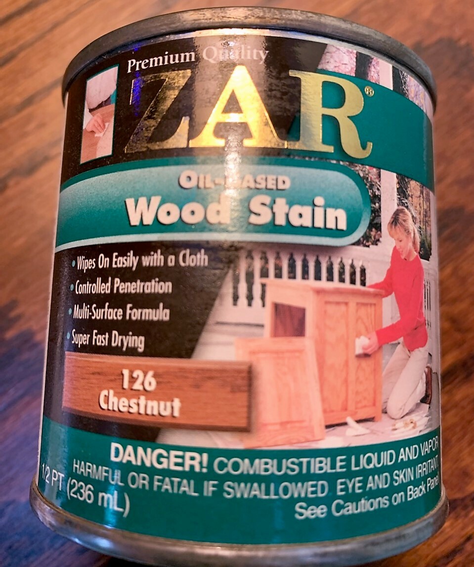 ZAR Interior Stain, 126 CHESTNUT, 1/2 Pint