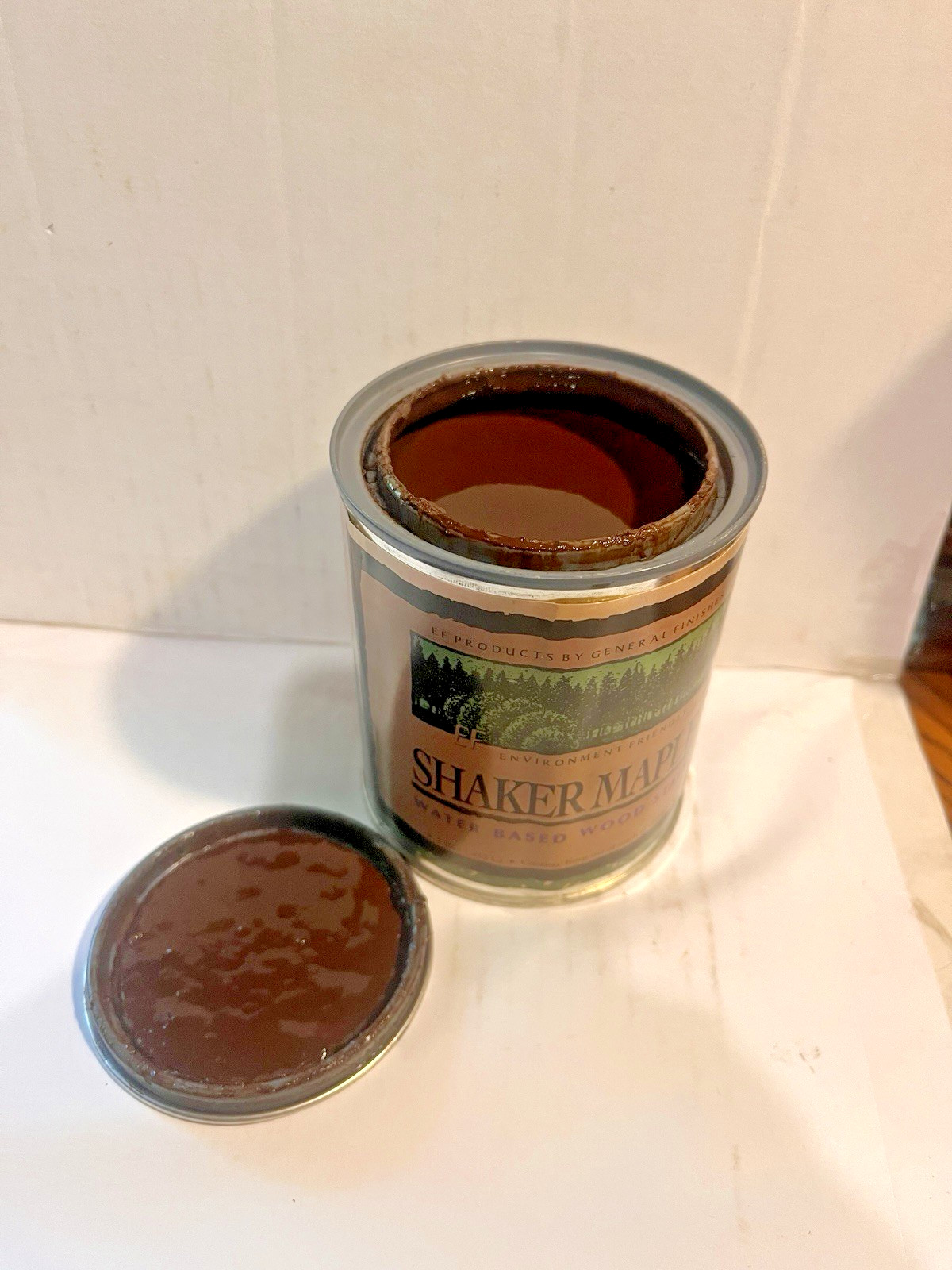 General Finishes, Shaker Maple, Water Based Wood Stain, Pint