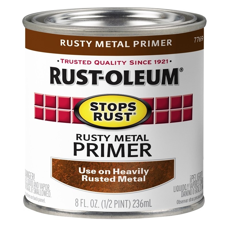 Rust-Oleum 7769730 Primer, Flat, Rusty Metal Primer, 0.5 pt