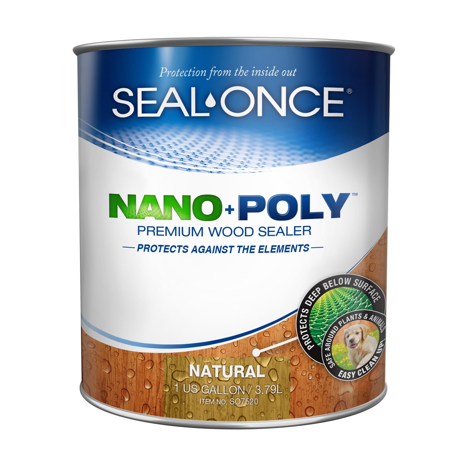 Seal-Once Nanopoly Penetrating Wood – Sealant -1 S07501