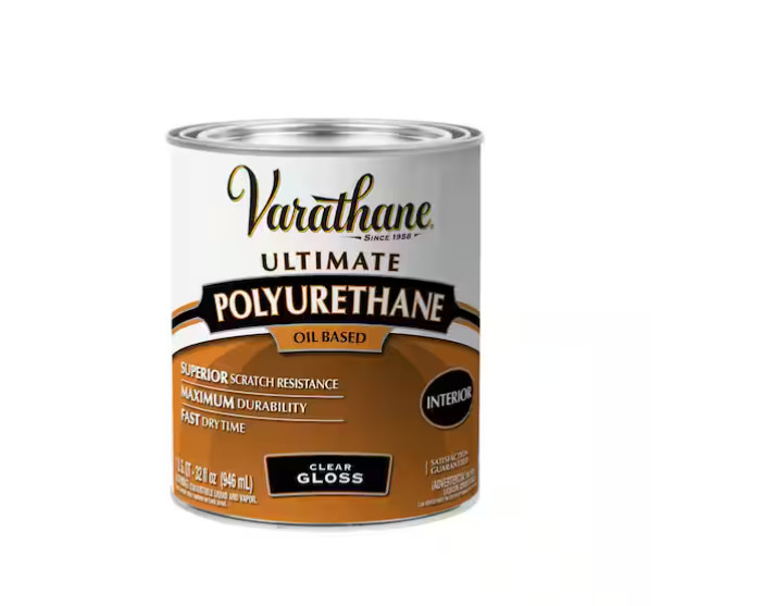 Interior Polyurethane 1 qt. Clear Gloss Oil-Based Finish