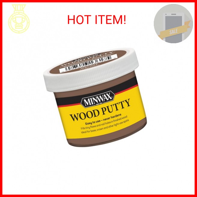 Minwax Wood Putty, Walnut, 3.75 oz.