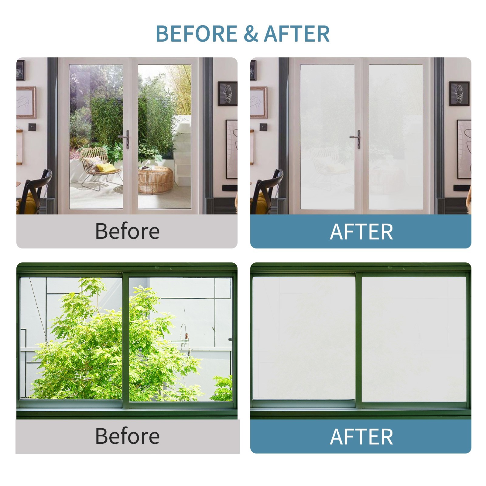 Frosted Glass Paint for Window-Window Privacy Paint, Waterproof UV Resistant16oz