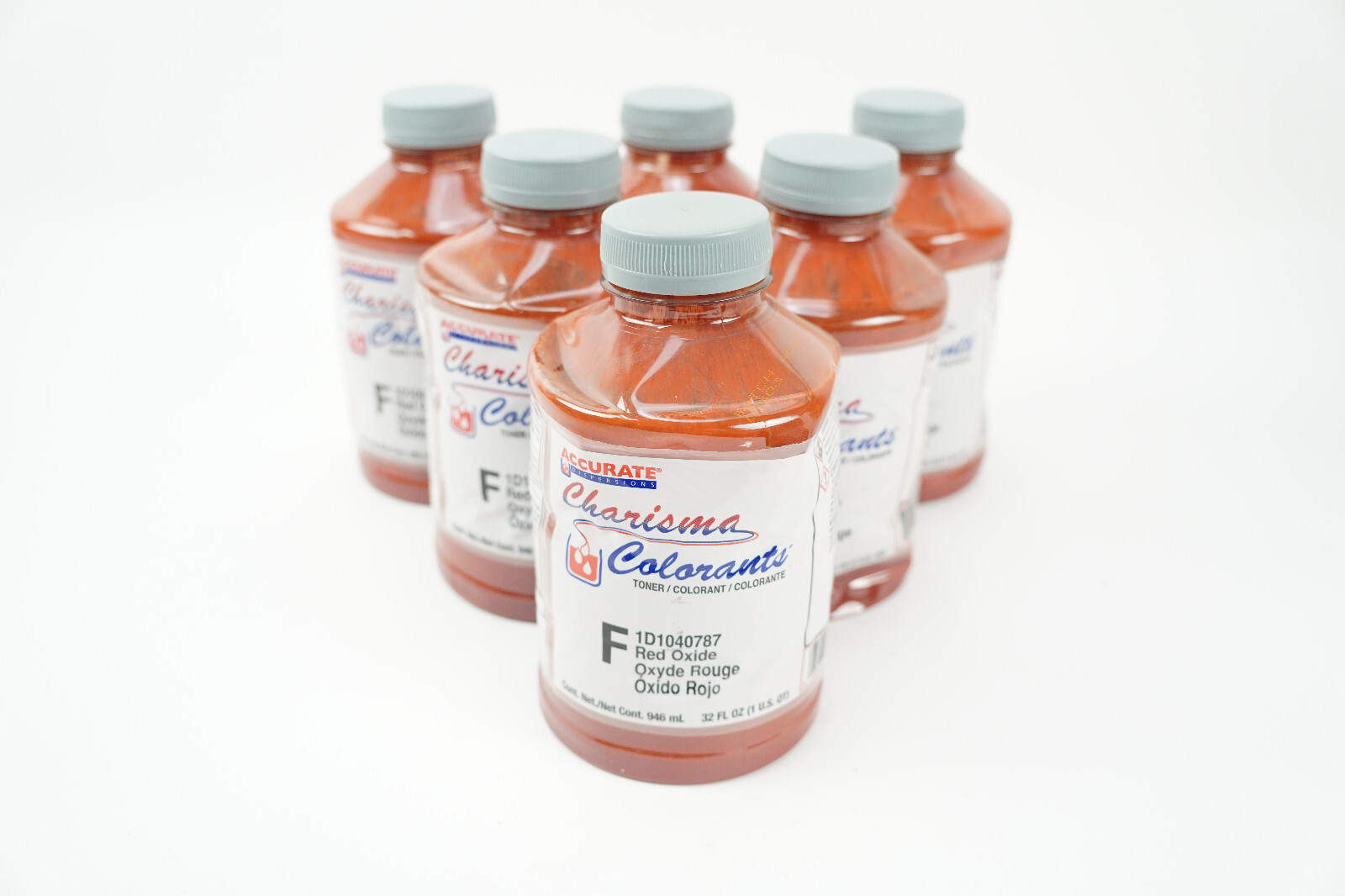 6pc Pack Accurate Charisma Colorant Tint Toner F 1d1040787 Red Oxide 32 fl oz