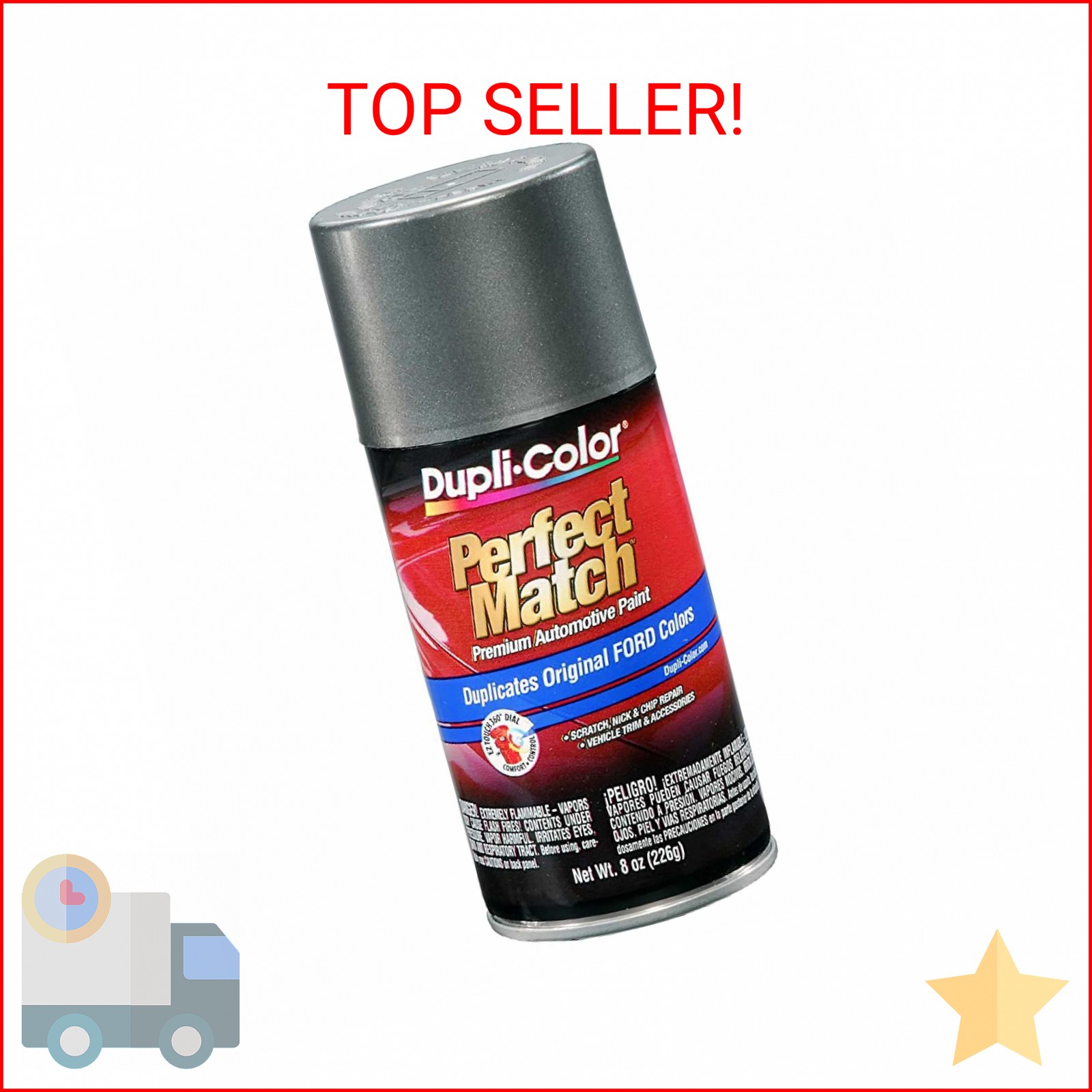 Dupli-Color EBFM03607 Perfect Match Automotive Spray Paint – Ford Dark Shadow Gr