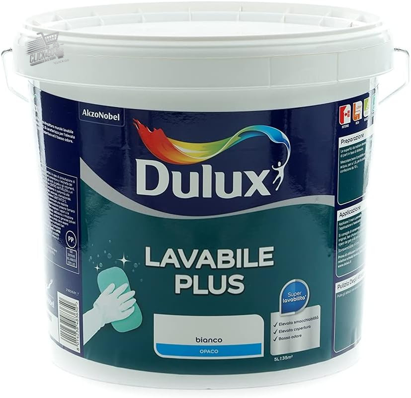 Washable Paint Interior White 5 Liters Hydropaint Home Walls Professional