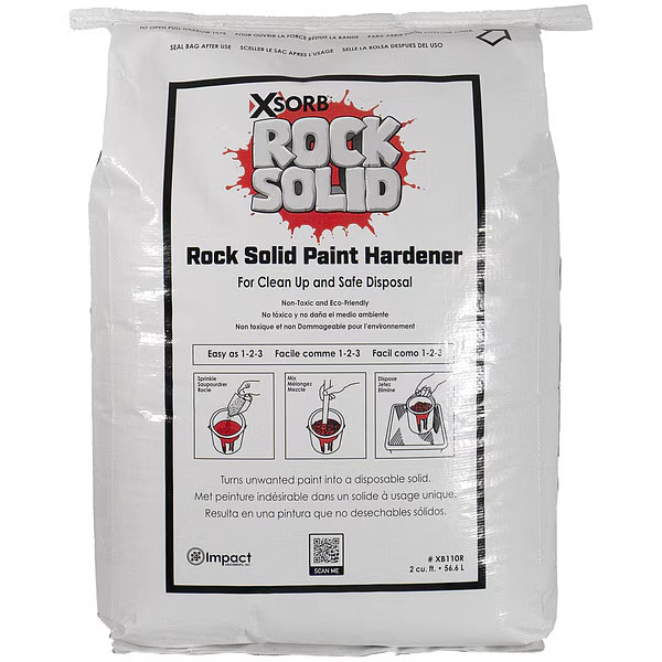 Spill Hero Paint Solidifier 23 lb Absorbs 38 Gal Non Flammable Paint Hardener