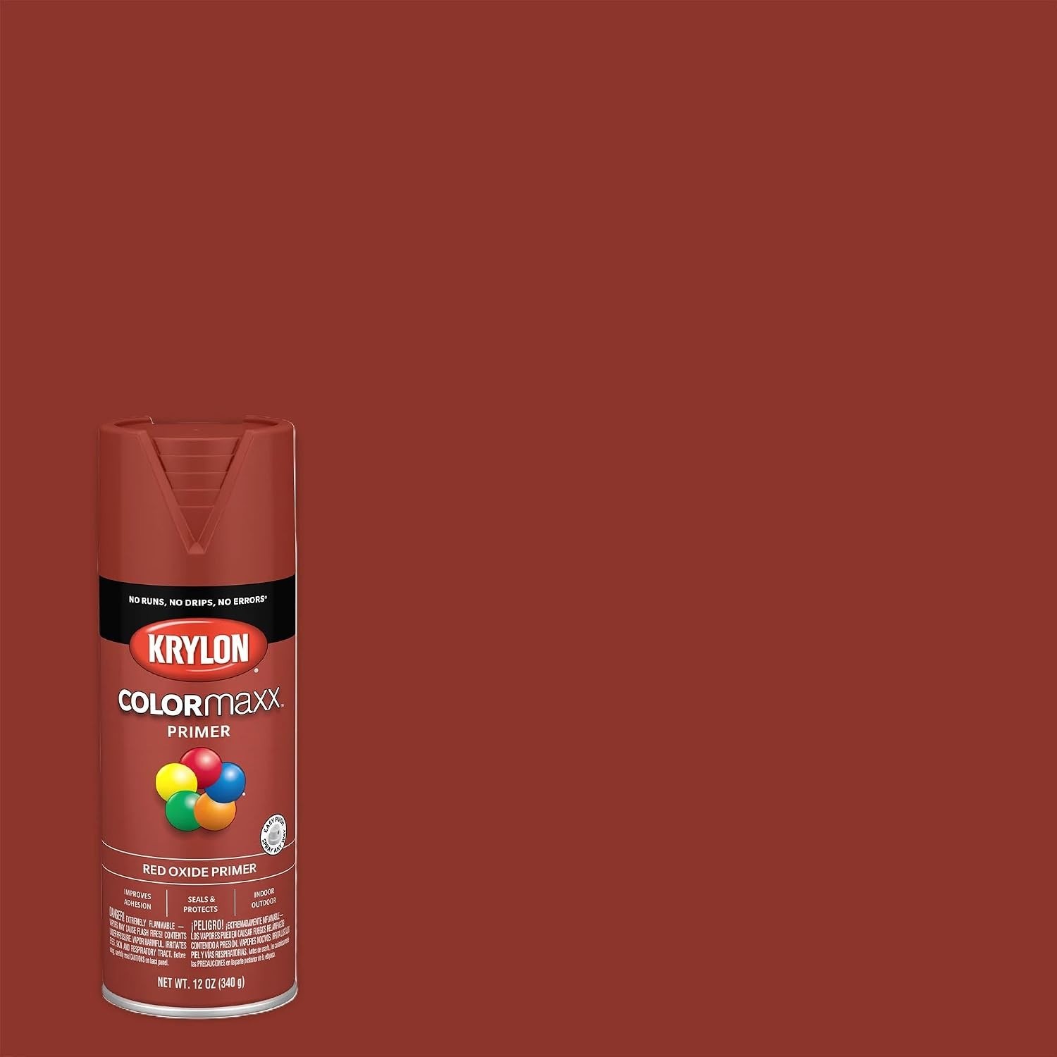 All-Purpose Red Oxide Primer Spray – 12 Oz. Krylon ColorMaxx for DIY Projects