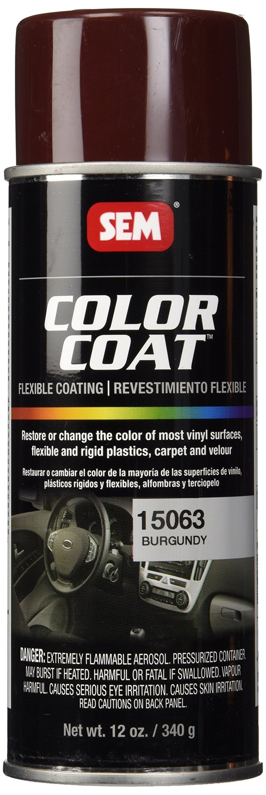 15063 Burgundy Color Coat – 12 oz.