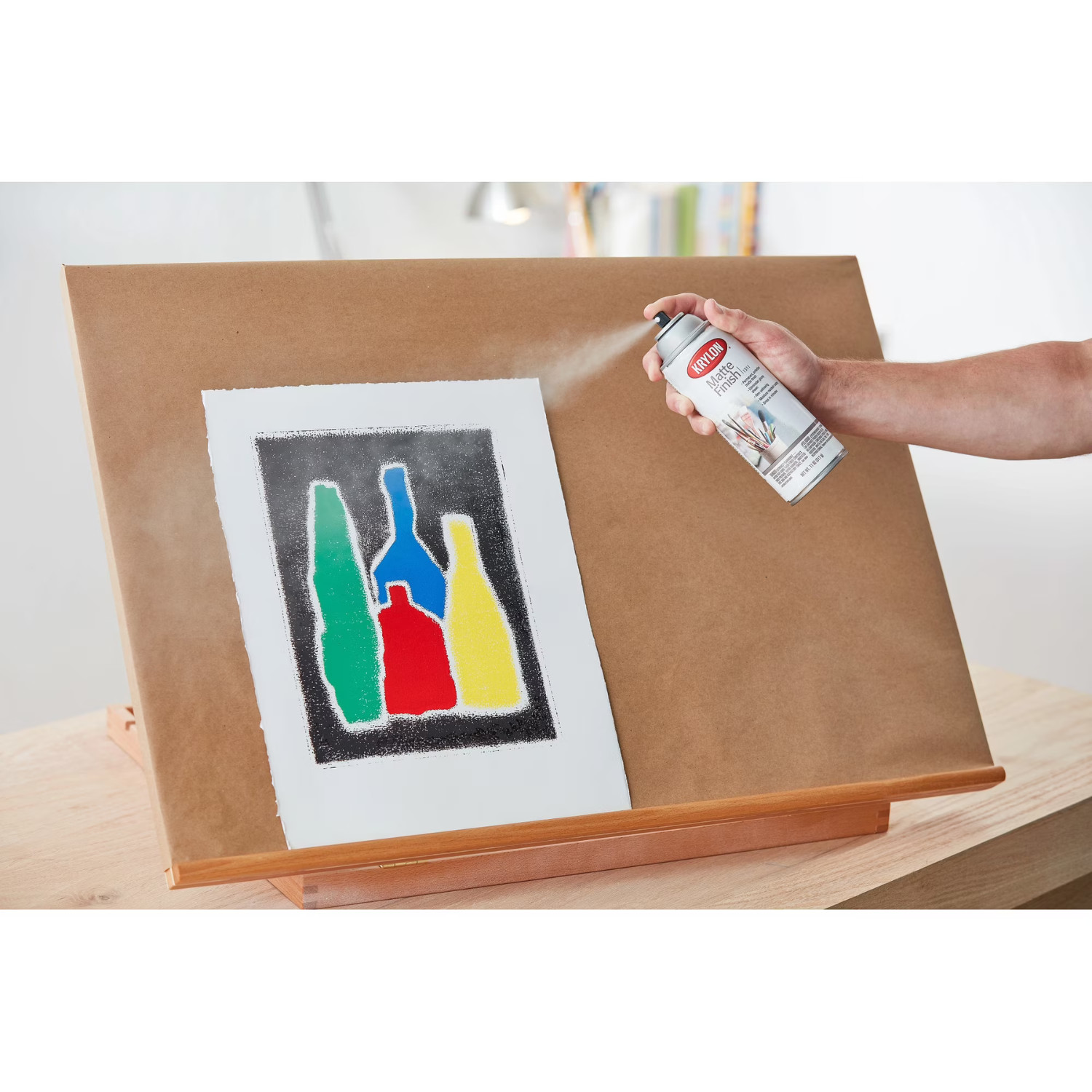 (6 pack) Krylon Matte Finish Spray Paint 11 oz, Multi-Surface, Clear