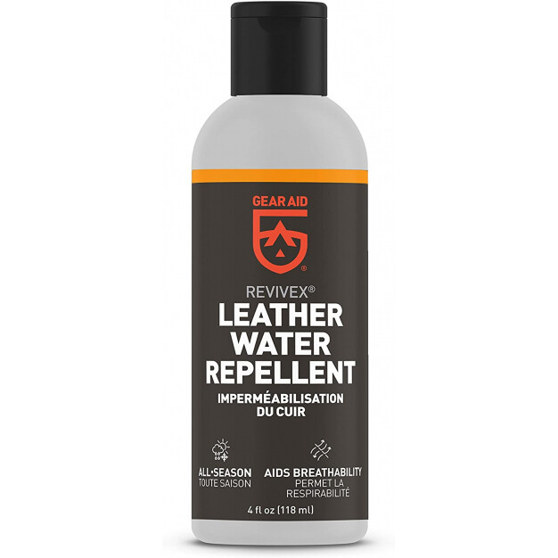 GEAR AID Revivex Leather Water Repellent for Shoes and Boots, 4 fl oz