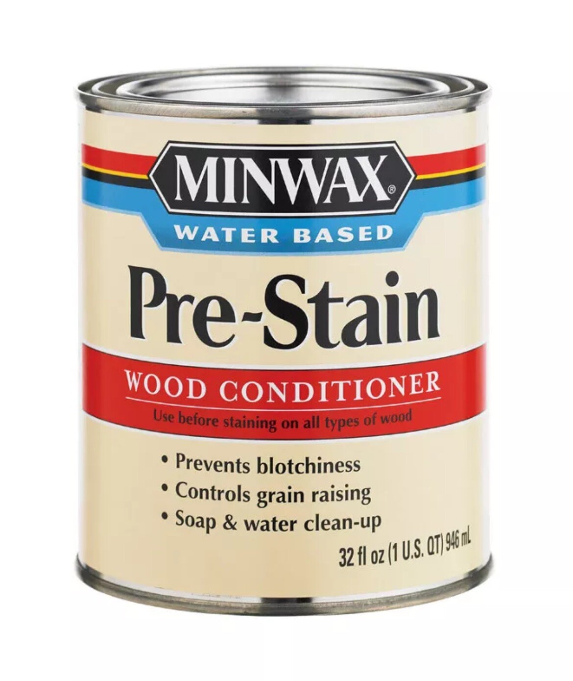 MINWAX Water Based Pre-Stain Wood Conditioner 1qt (32oz)