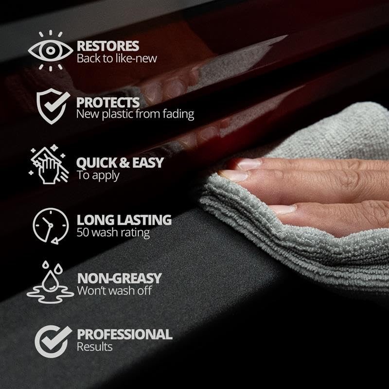 Rapid Ceramic Plastic Restorer and Protectant – 50 Wash 14 Fl Oz (Pack of 1)
