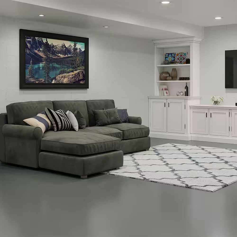 Original 5 Gal. White Flat Latex Interior/Exterior Basement and Masonry Waterpro