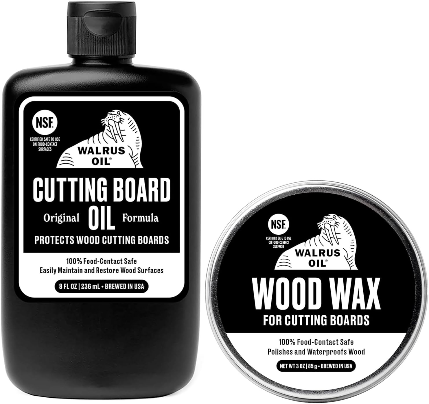 Cutting Board Oil Wood Wax For Cutting Boards, Butcher Blocks, Wooden Food-Safe.