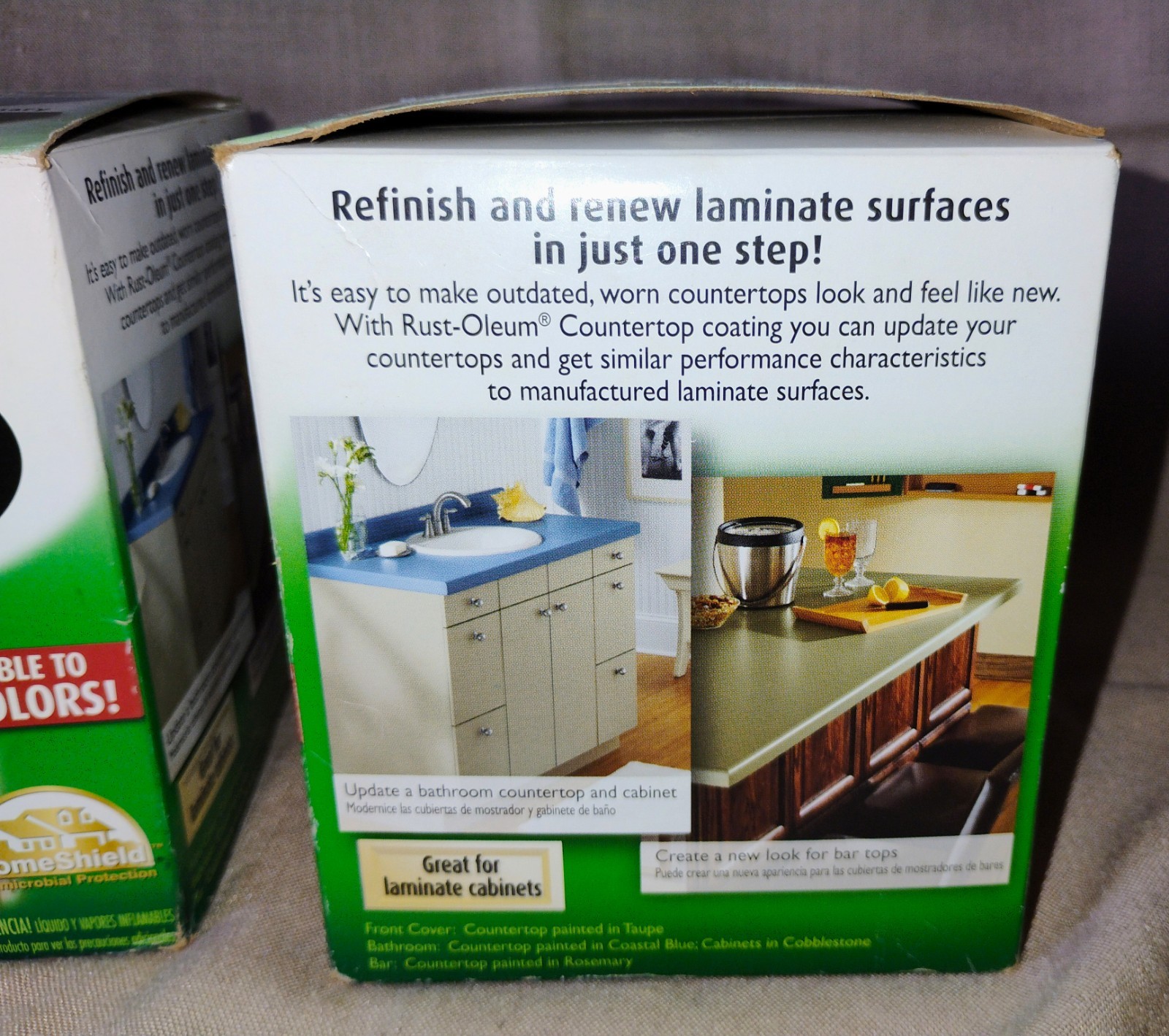 Lot of 2 Rustoleum Specialty Countertop Coating 254853 29 Oz Haystack Tint