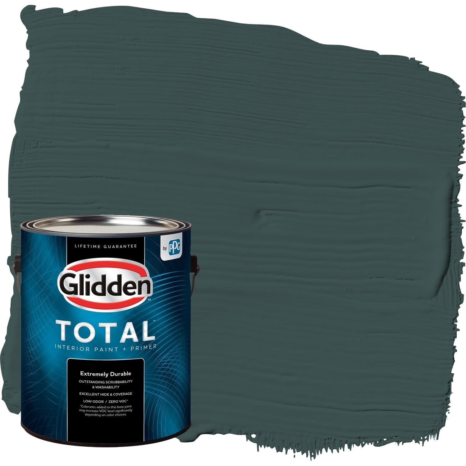 1 Gallon Night Watch Aqua-Green Eggshell Interior Paint & Primer – Smooth Finish