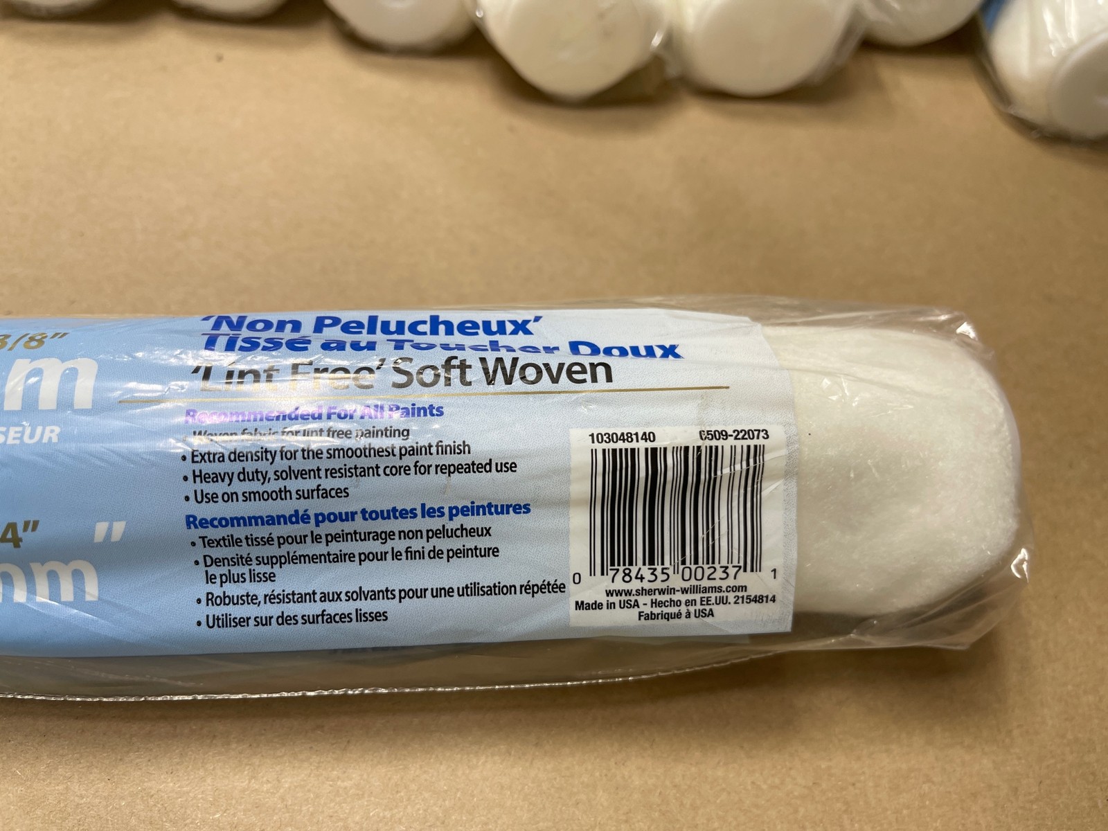 12 Pack Sherwin Williams Contractor Series 14″ Paint Rollers 3/8″ Nap Lint Free