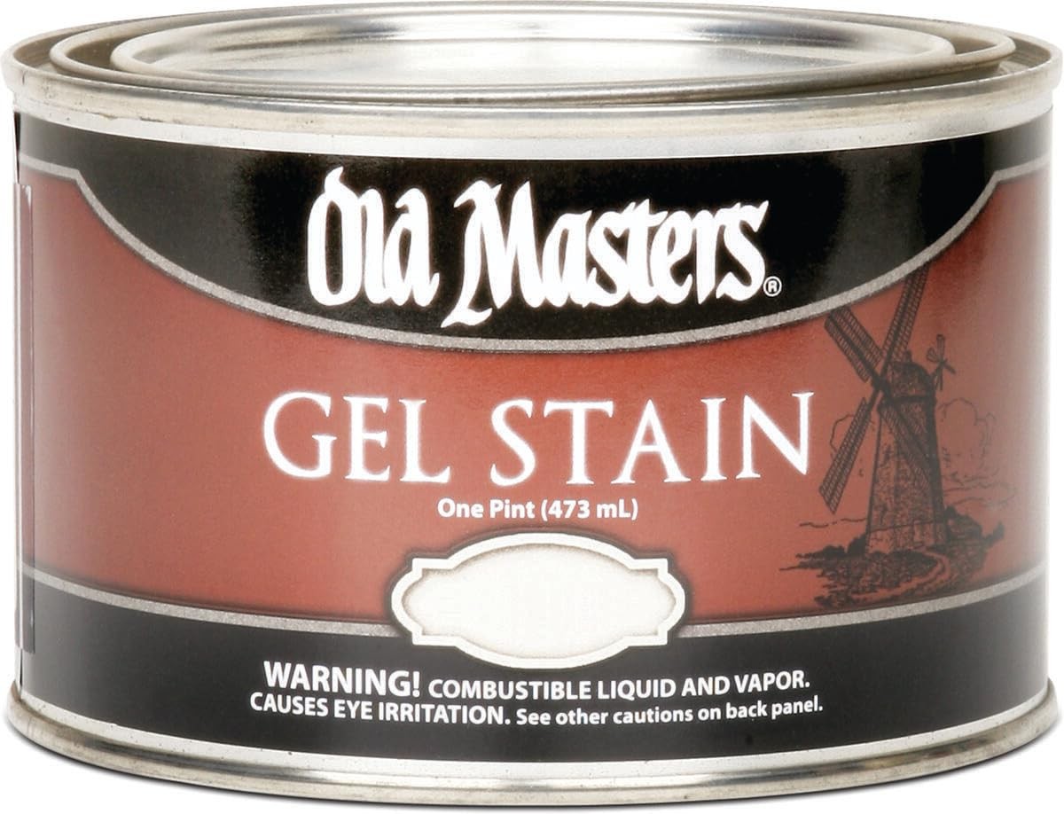 Old Masters 81408 Gel Stain 1 Pint Spanish Oak Household Wood Stain