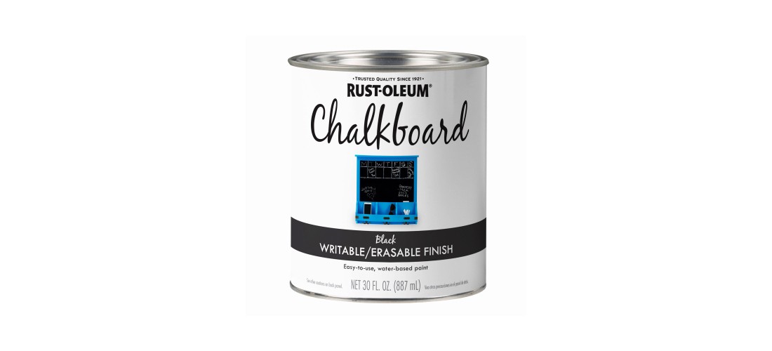 Rust-Oleum 206540 SPECIALTY Chalkboard Paint Black, Mild, Black, Can, 30 oz
