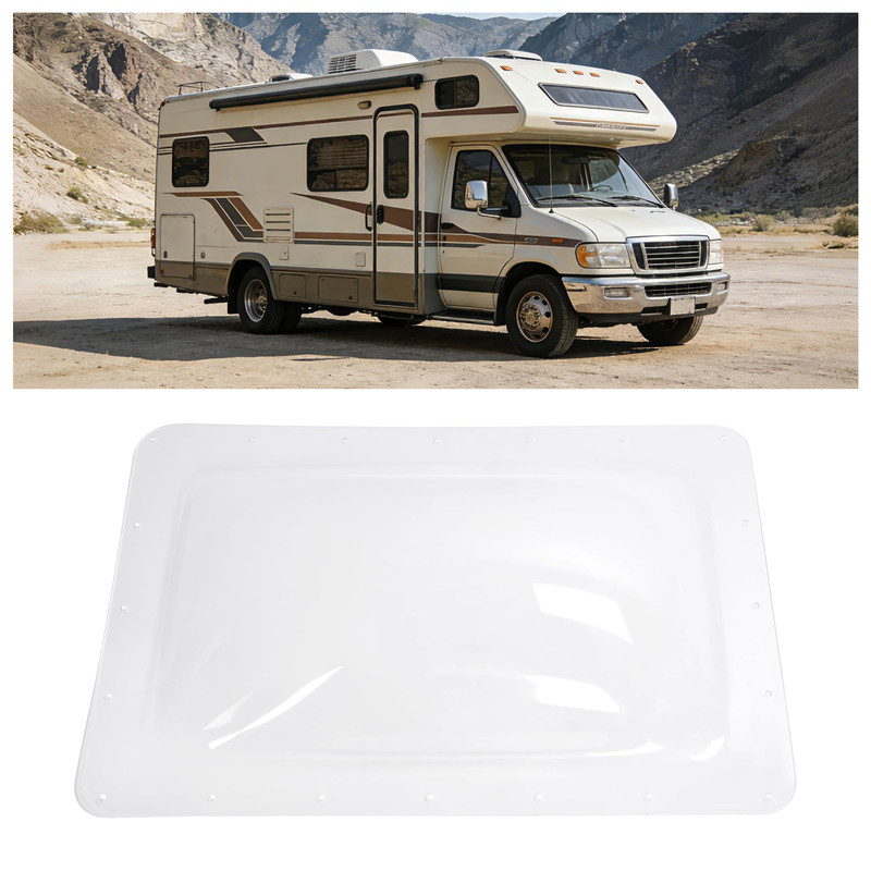 Hecasa 18X26 X 4.41 Rv Skylight Cover Universal Clear Skylight Openings For 14