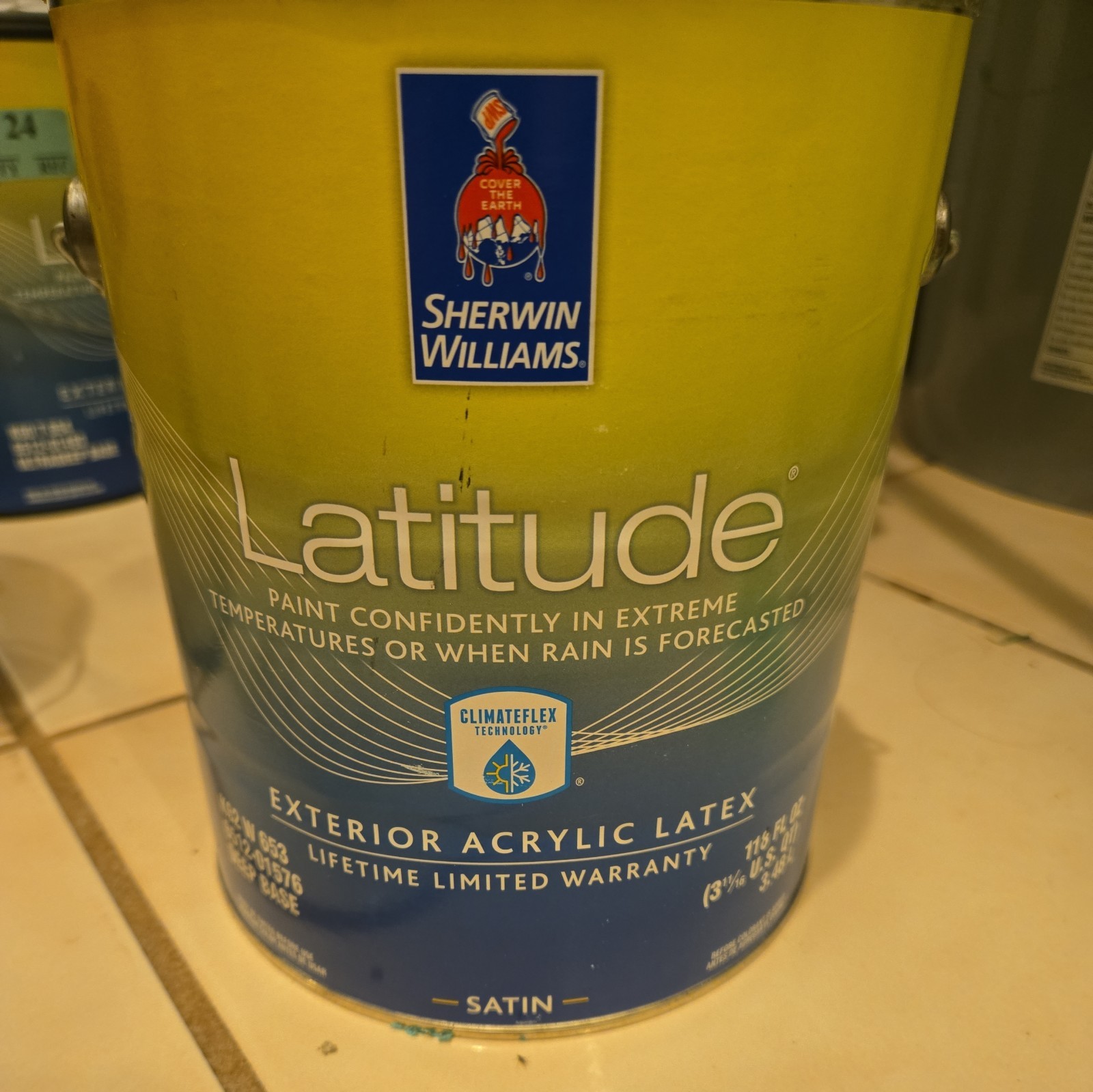Sherwin Williams Latitude Ext Acrylic Latex 9131 cornwall slate Satin 1G