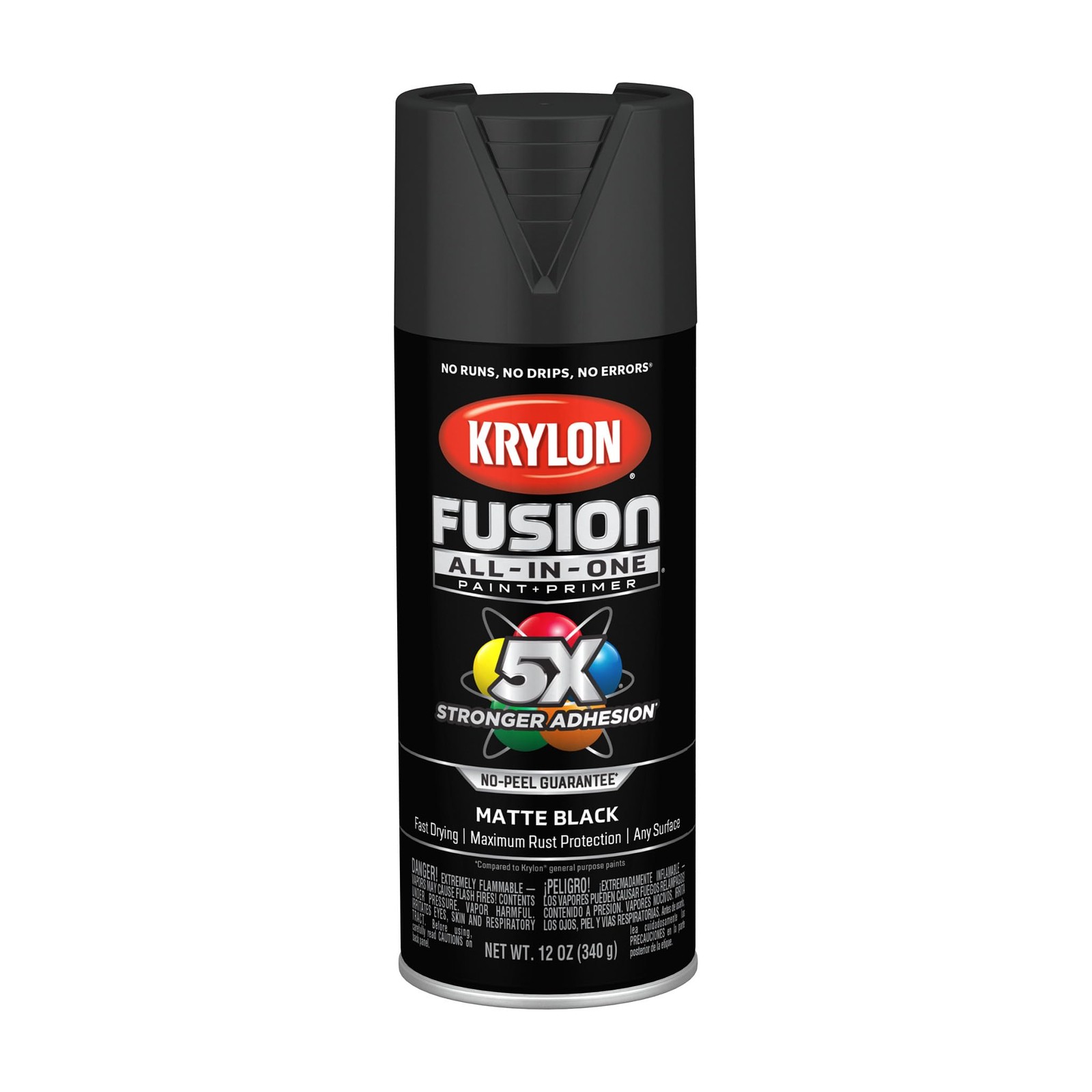 Fusion AllInOne, Matte, Black, 12 oz
