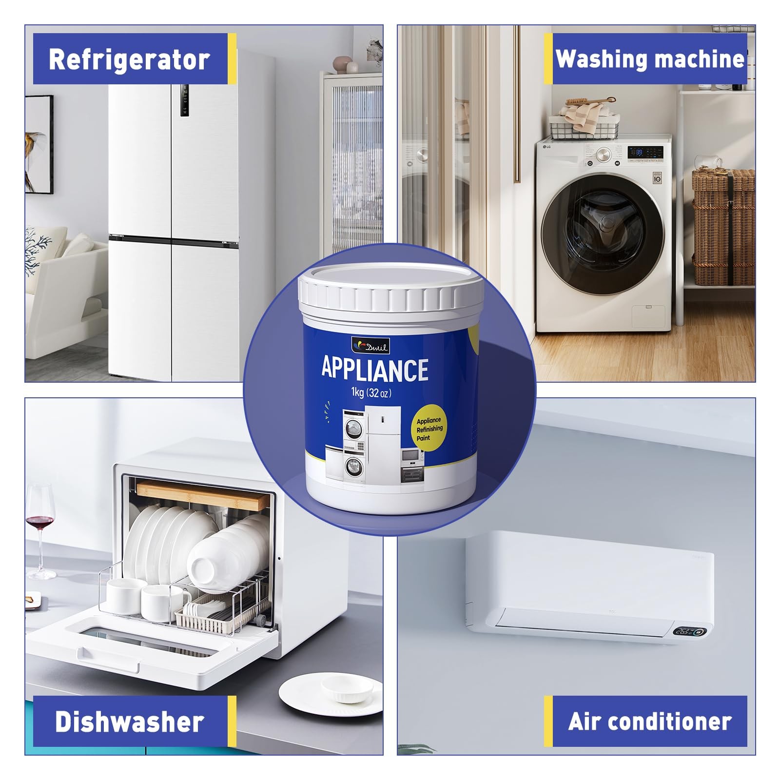 Appliance Paint for Refrigerator – Water Based Refrigerator Paint, Interior, …