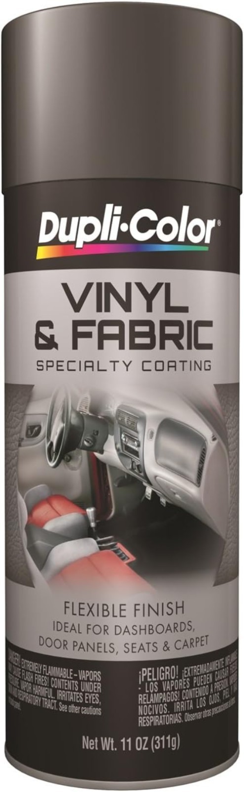 Charcoal Gray High Performance Vinyl and Fabric Spray – 11 oz. 2 Pack