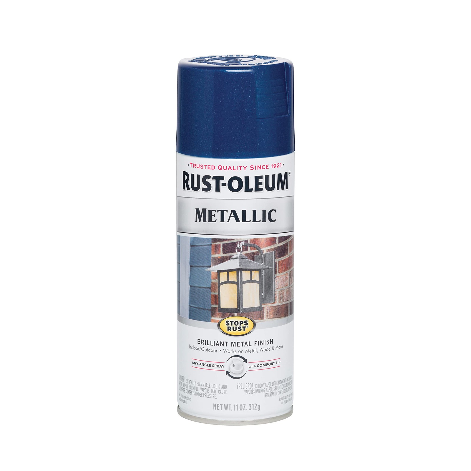 7251830 Stops Rust Metallic Spray Paint, 11 oz, Cobalt Blue