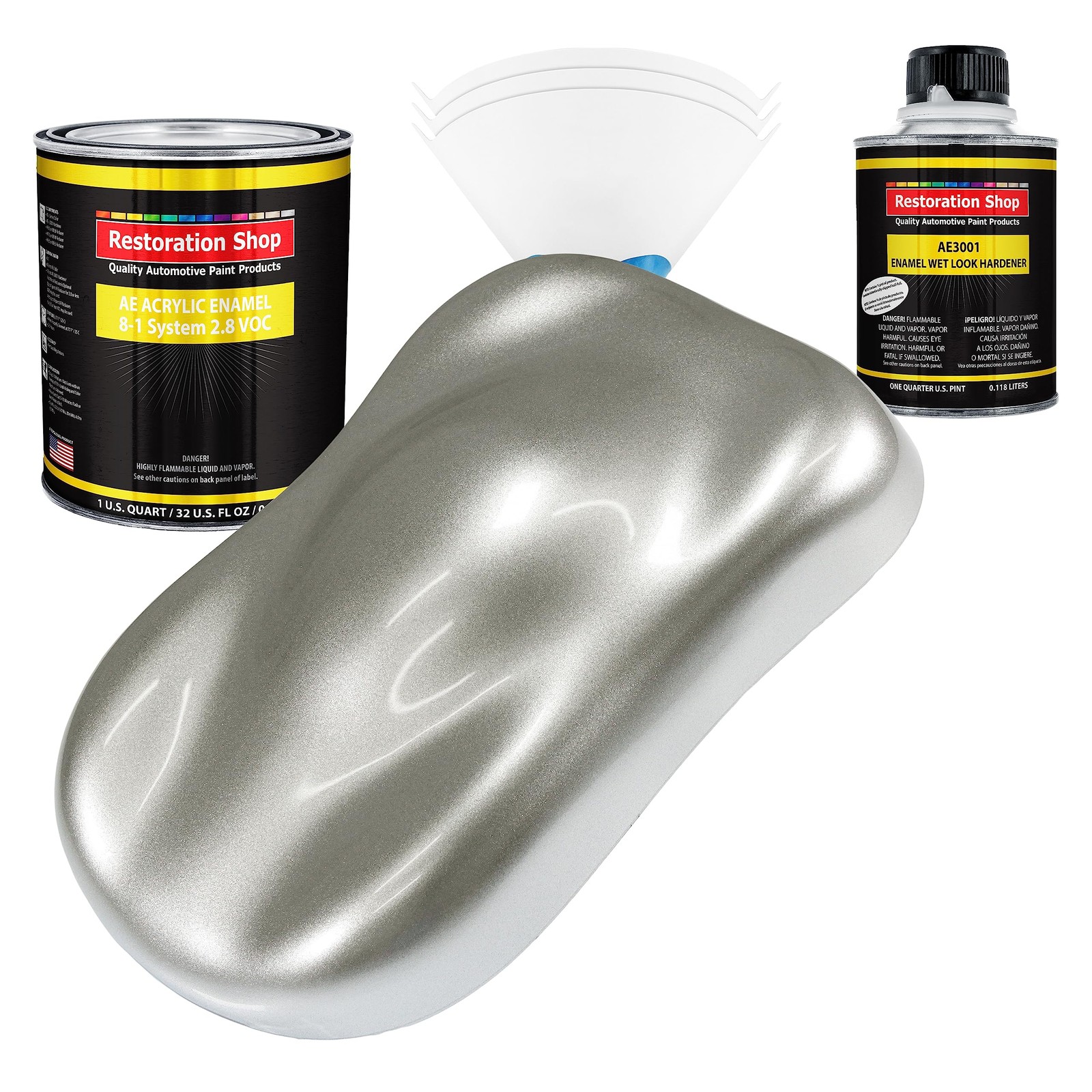 – Brilliant Silver Firemist Acrylic Enamel Auto Paint – Complete Quart Paint …