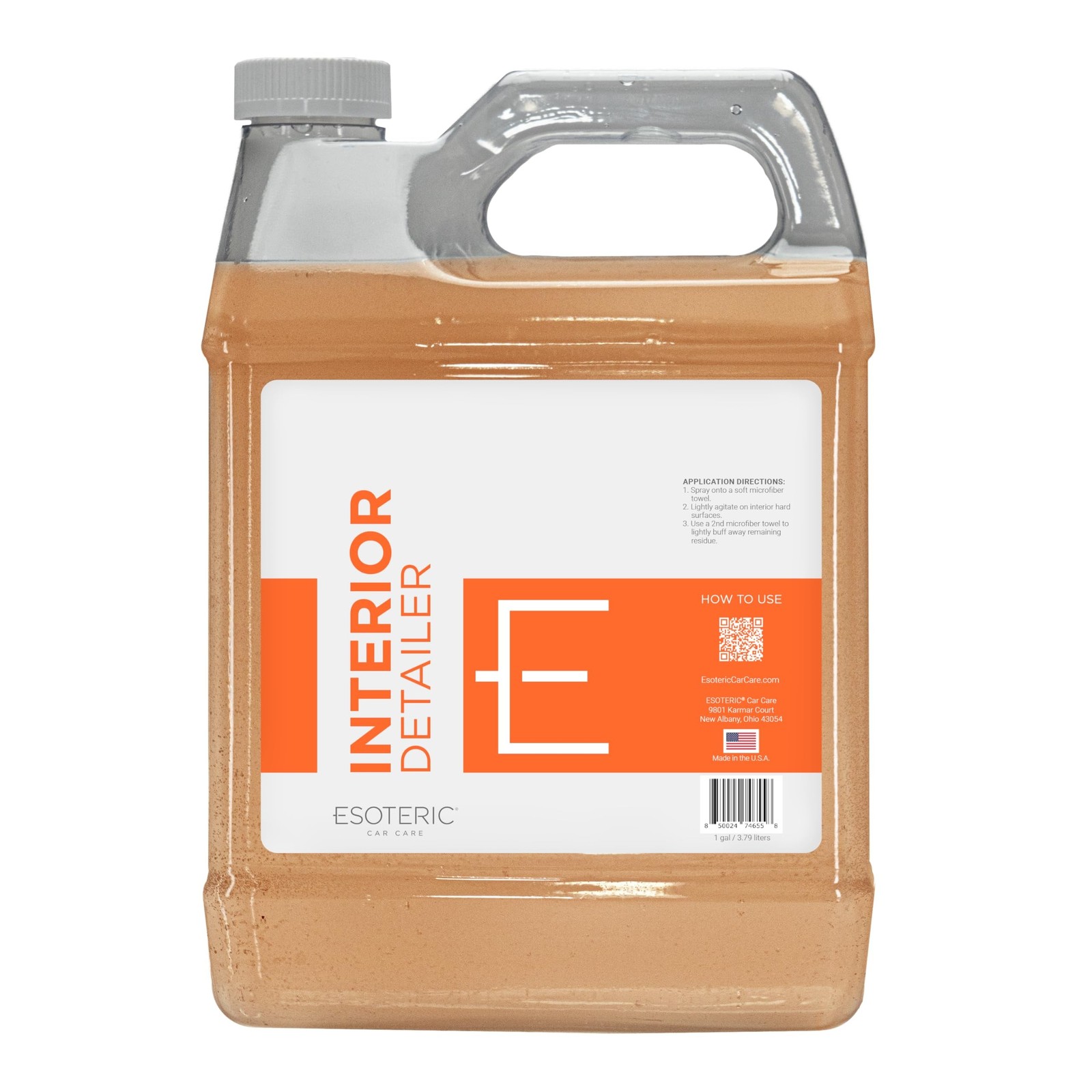 Esoteric Interior Detailer 1 Gallon – Car Interior Cleaner for Plastic, Dashb…
