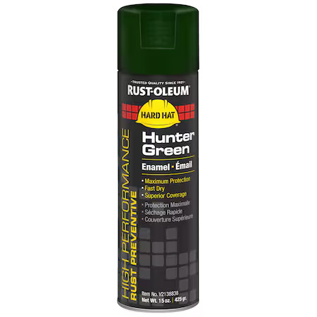 Rust-Oleum V2138838 Rust Preventative Spray Paint, Hunter Green, Gloss,