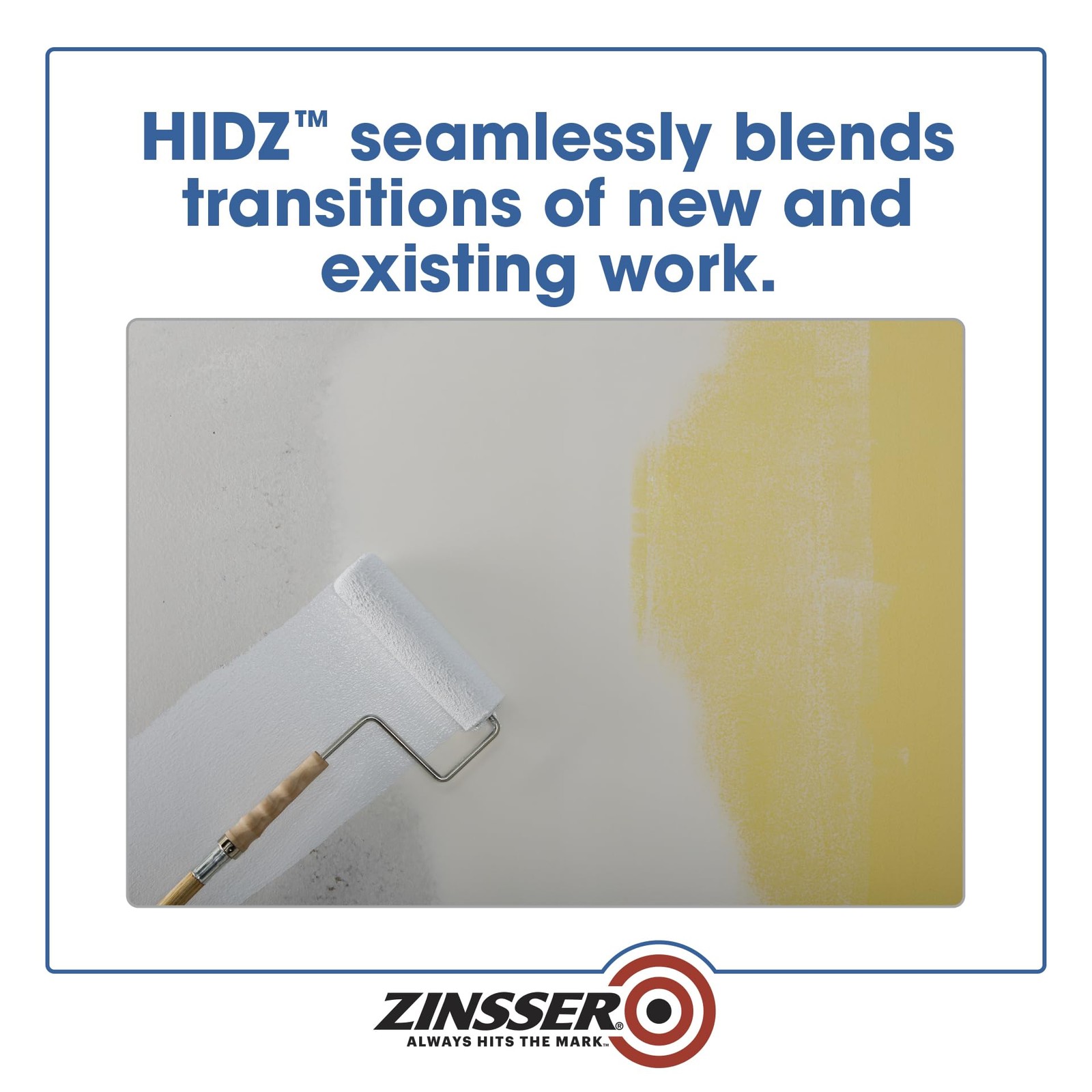 Zinsser 373693 HIDZ Multi-Purpose Primer and Sealer, Quart, Flat White