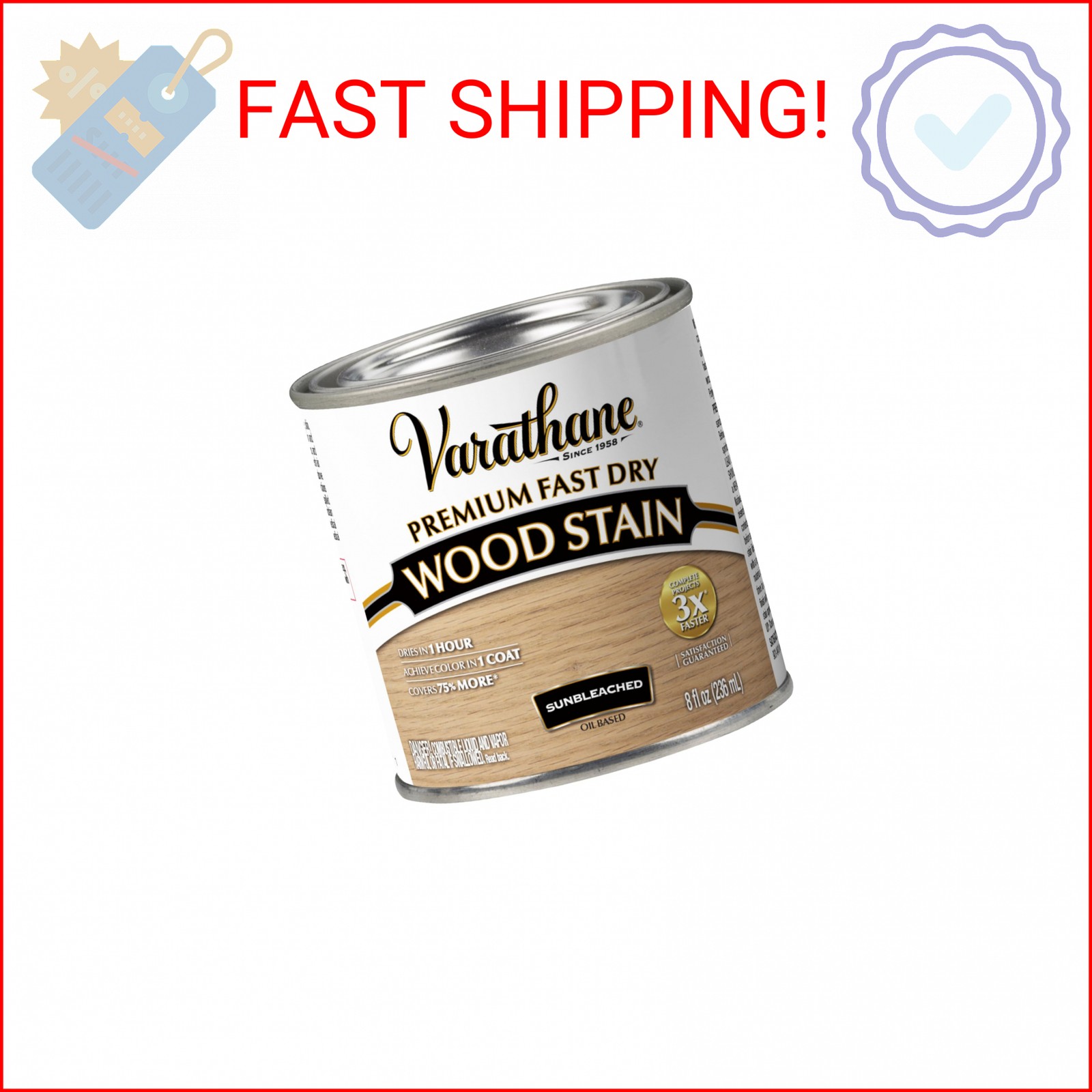 Varathane Premium Fast Dry Wood Stain | 1 Hour Dry Time | 1 Coat Color | Interio