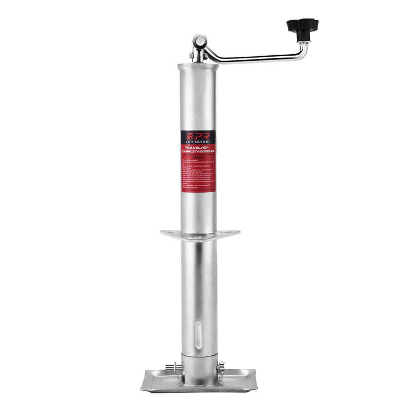 Openroad 5000 Lbs A-Frame Trailer Jack15 Top-Wind Vertical Travel Foot Plate Rv