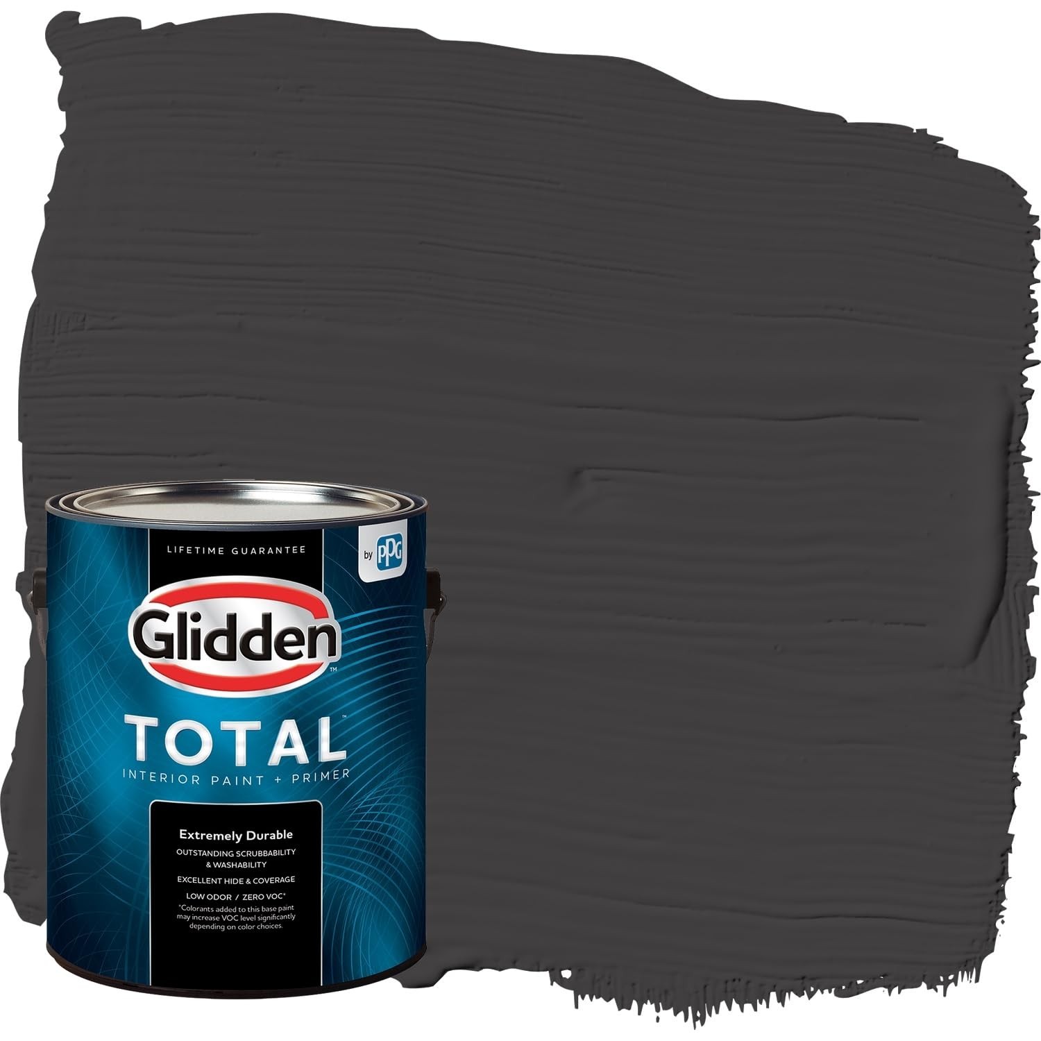 All-in-One Interior Wall Paint & Primer, Black Magic, Flat Finish, 1 Gallon