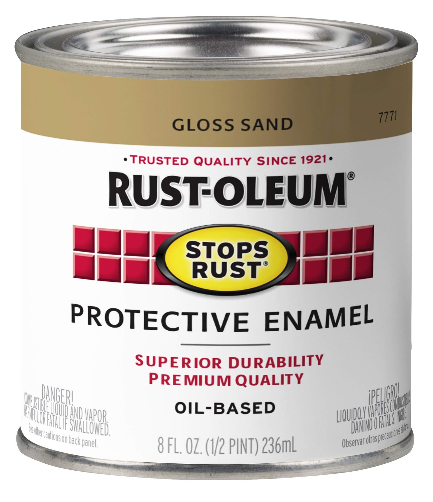 Rust Oleum Stops Rust Protective Enamel Paint 8 Fl Oz Gloss Weather Resistant