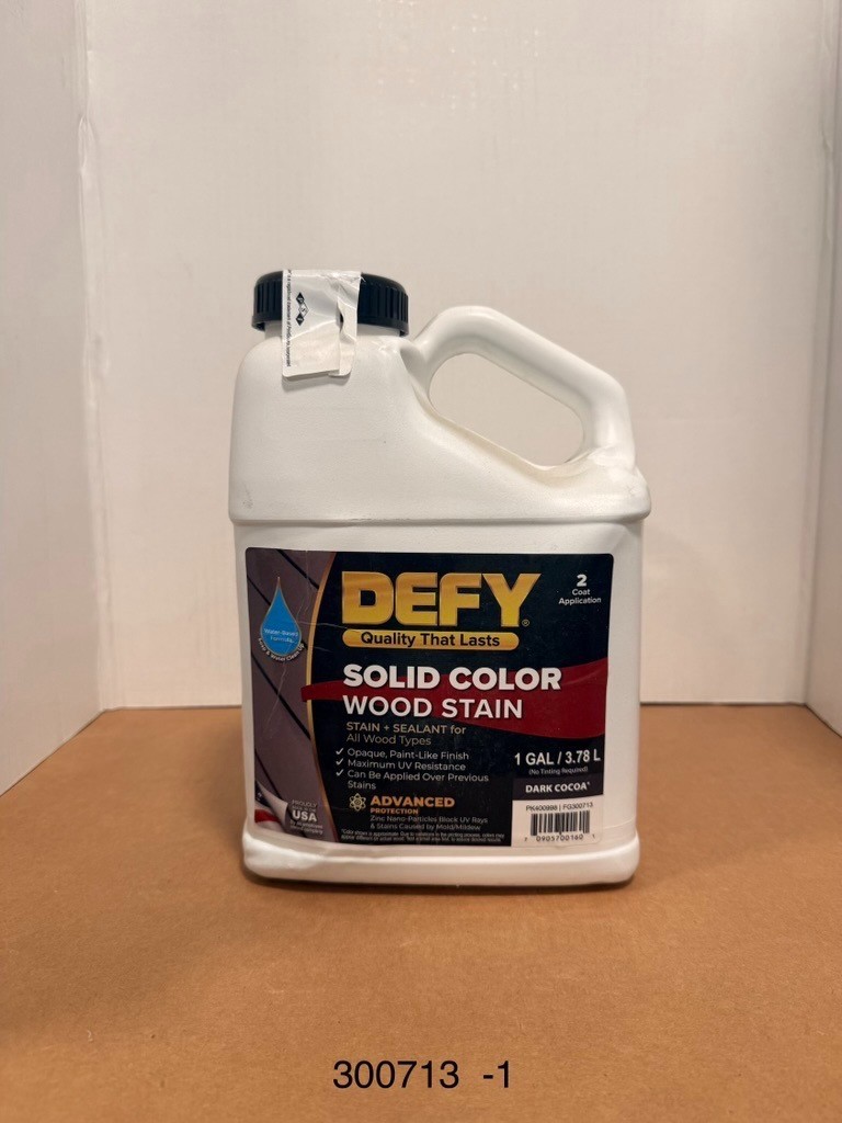 DEFY Solid Wood Stain Dark Cocoa gal