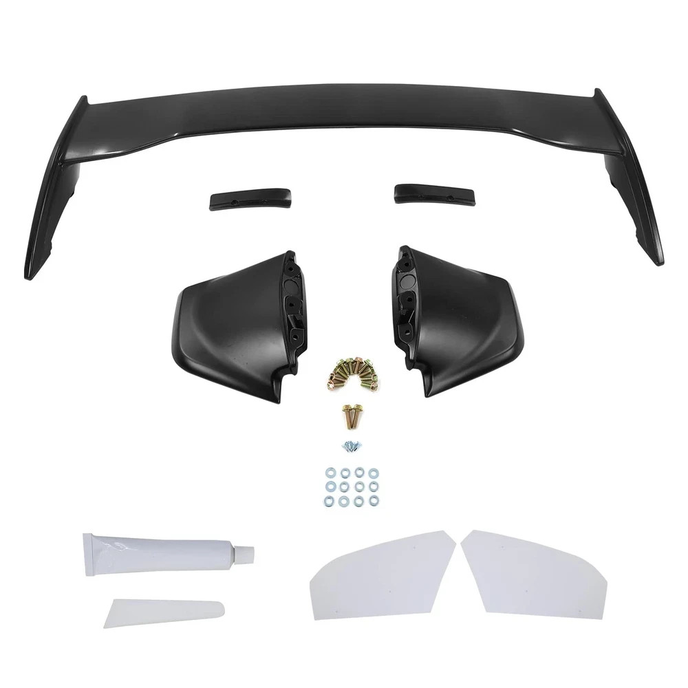 Rear Trunk Spoiler Wing Compatible with 2022-2025 Subaru WRX, Unpainted Black