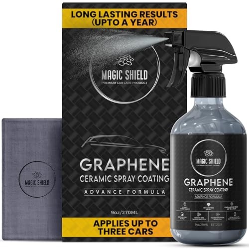 Graphene Ceramic Spray Coating – LAST SO LONG! Quick & Easy 9 Fl Oz (Pack of 1)