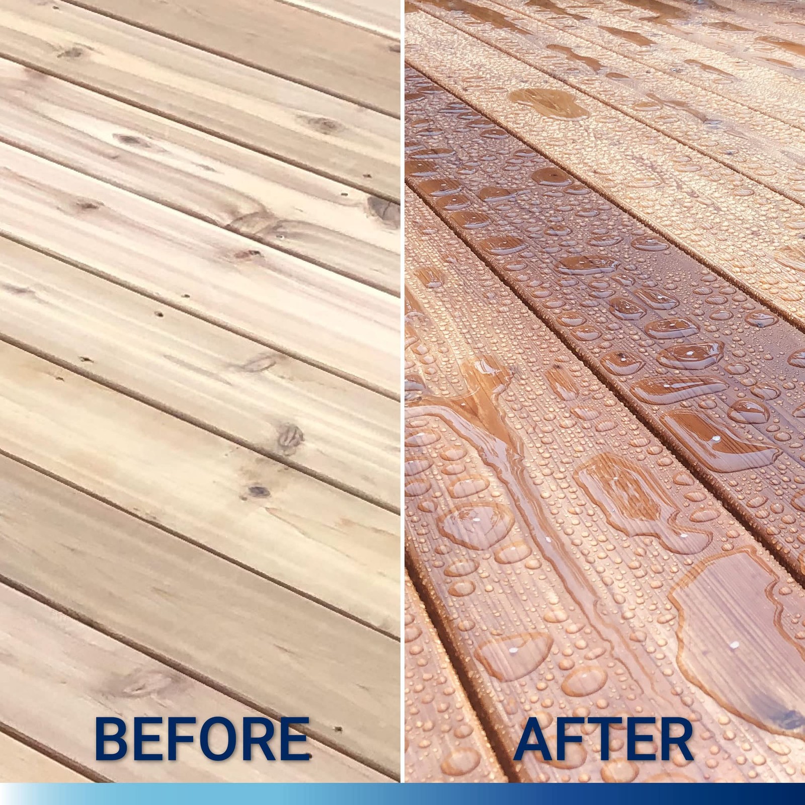Nano Poly Wood Sealer Polyurethane Coastal Gray Waterproof Deck Fence 1 Gallon