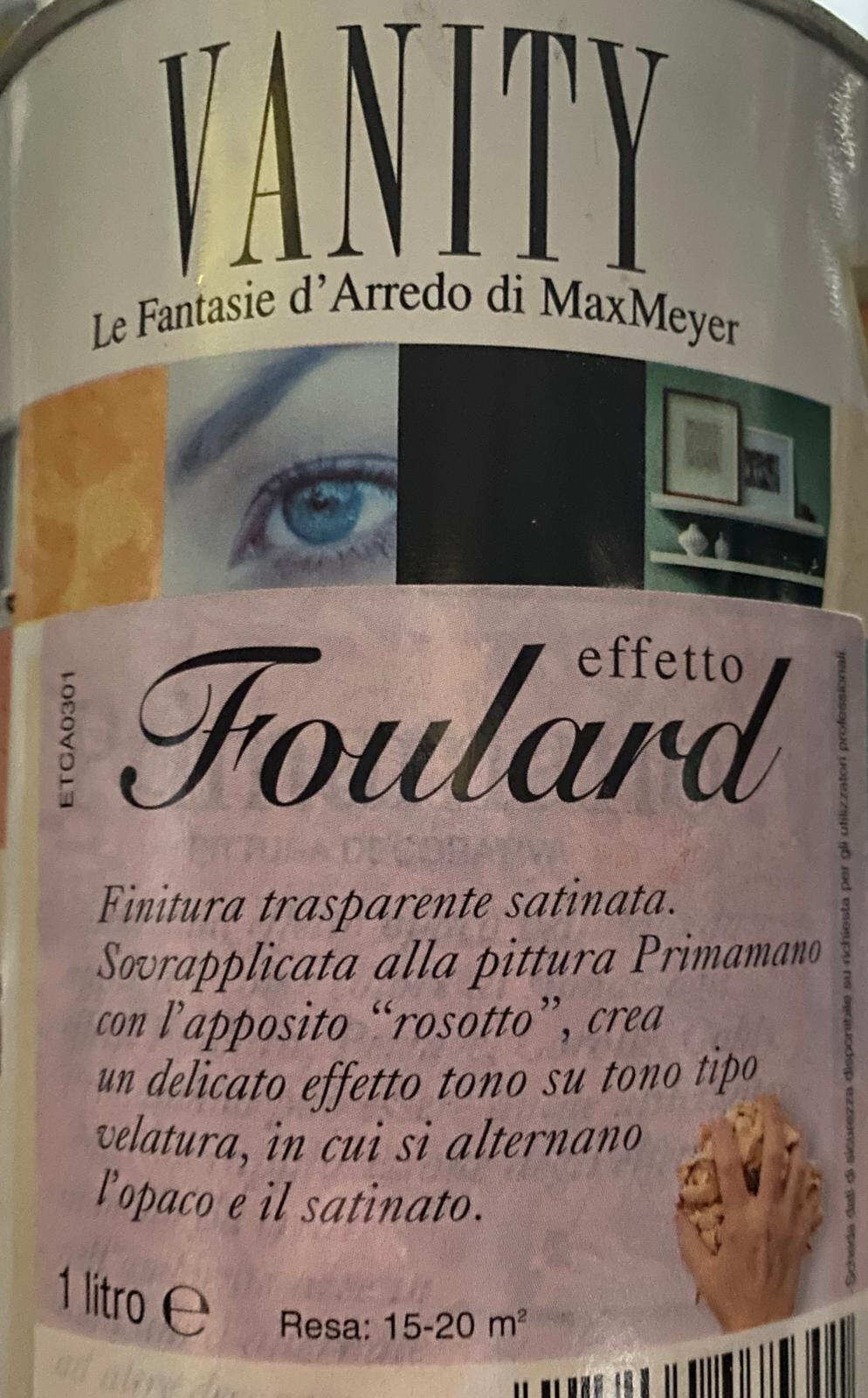 DECORATIVE PAINTING, VELVET EFFECT VANITY MAX MEYER