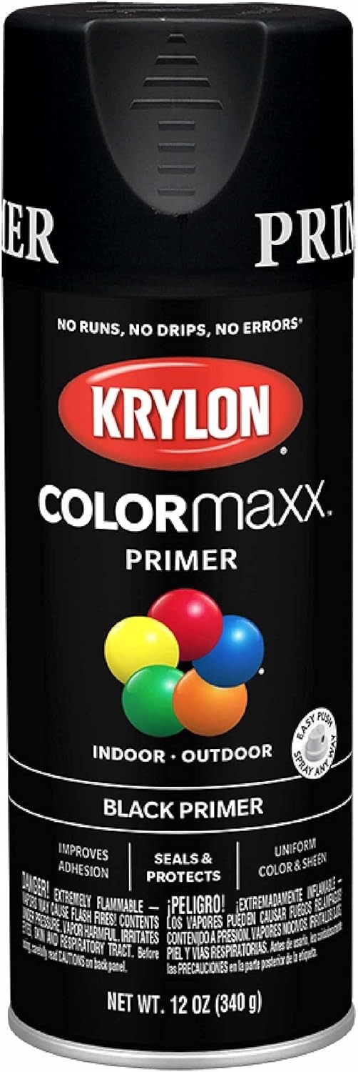 ColorMaxx Black 12 Oz. All-Purpose Spray Paint Primer – 1 Each