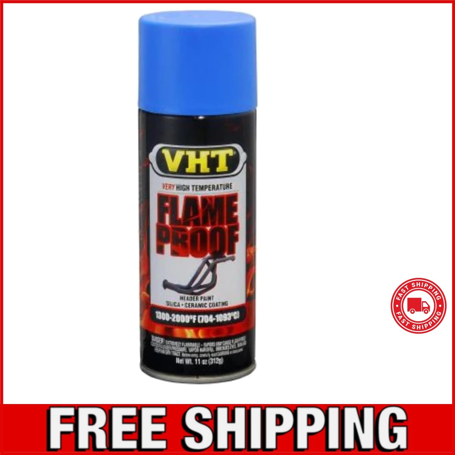 Extreme Temp Flameproof Coating in Flat Blue – 2000°F Silicone Protection 11oz