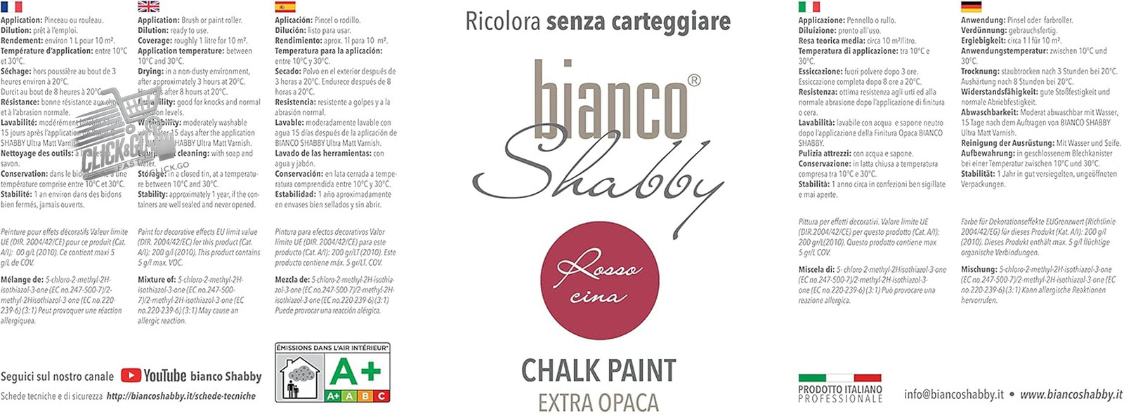Chalk Paint Shabby Chic Ice White Matte Wood Furniture Finish 2L