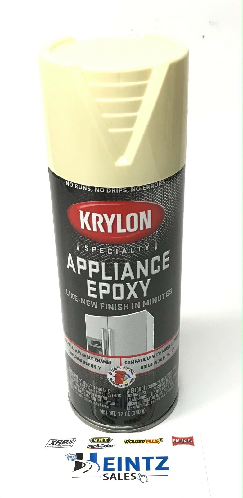 KRYLON 3207 BISQUE Specialty Appliance Epoxy – Durable, Washable Enamel – 12 oz