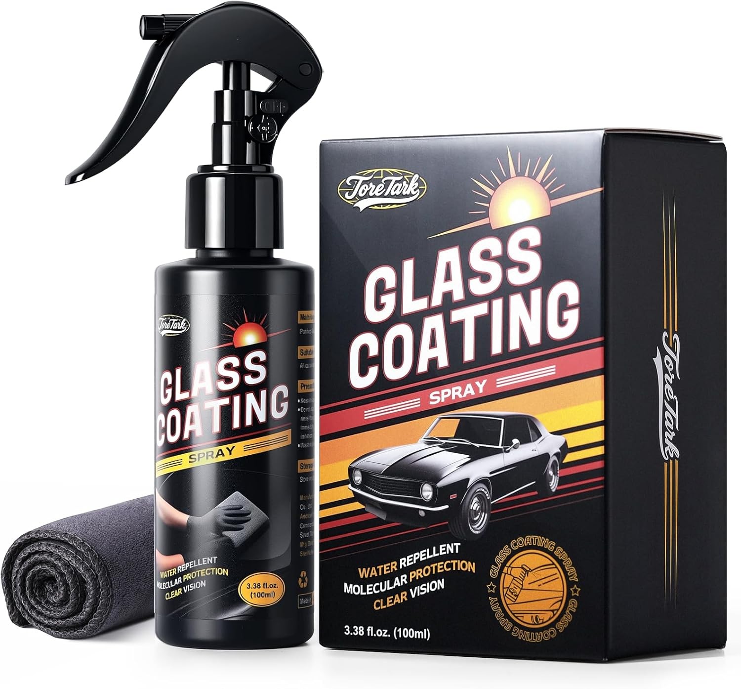 Car Ceramic Glass Coating Spray,Automotive Windshield Rain Repellant Glass Polis