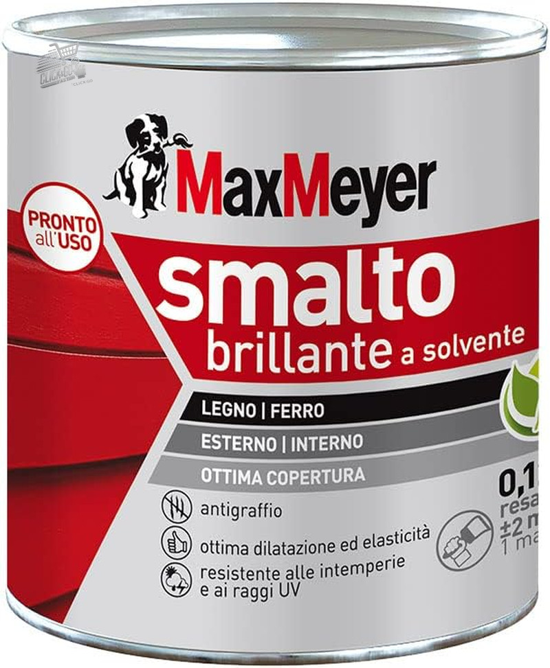 Glossy Iron and Wood Solvent Enamel WHITE R9010 0.125L