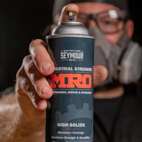 SEYMOUR 620-1431 Industrial MRO High Solids Spray Paint, Light Gray Primer